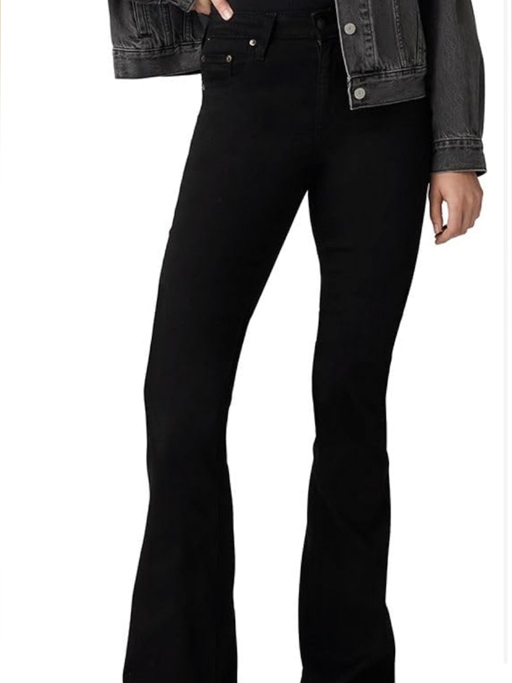 Levi's Women's Black Flared Jeans